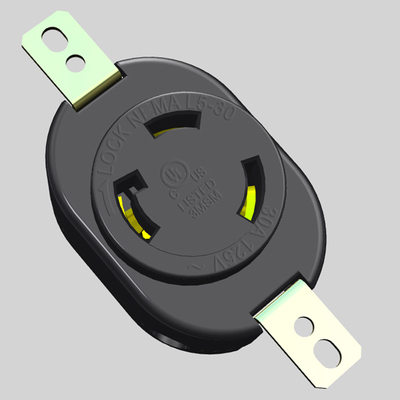 American three-hole rotary lock socket
