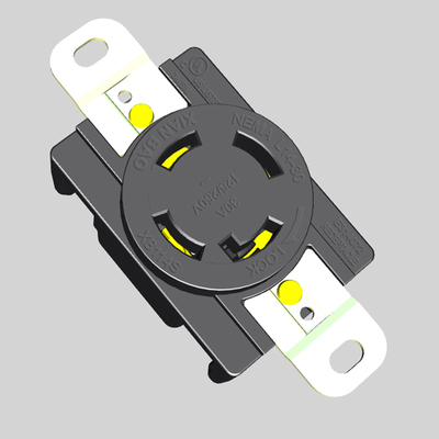 American four-hole rotary lock socket